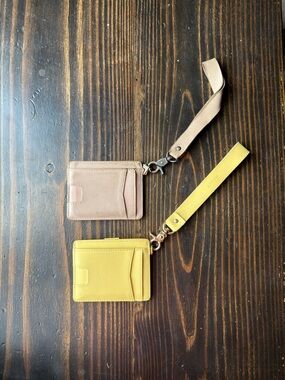 Andar Denner Wallets - Blush and Butter Yellow